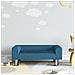 Divano per Bambini Blu 70x45x26,5 cm in Velluto - Foto miniatura 5