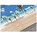 Completo Lenzuola Letto 100% Cotone Made Italy Disegno Playa Cn Matrimoniale Playa - Foto miniatura 2