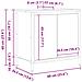 Mobile Lavabo da Bagno Grigio Sonoma 60x34,5x60 cm - Foto miniatura 4