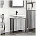 Mobile Lavabo da Bagno Grigio Sonoma 60x34,5x60 cm - Foto miniatura 1