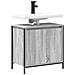 Mobile Lavabo da Bagno Grigio Sonoma 60x34,5x60 cm - Foto miniatura 6