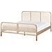 Letto Legno Di Pino Gonfaron 180 X 200 Cm Marrone Chiaro - Foto miniatura 1
