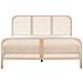 Letto Legno Di Pino Gonfaron 180 X 200 Cm Marrone Chiaro - Foto miniatura 3