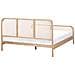 Letto Legno Di Pino Gonfaron 180 X 200 Cm Marrone Chiaro - Foto miniatura 4