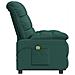 Poltrona Massaggiante Verde Scuro in Tessuto - Foto miniatura 4