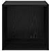 Armadi da muro 2 pcs Rovere Nero 37x37x37 cm Legno ingegnerizzato - Foto miniatura 6