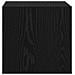 Armadi da muro 2 pcs Rovere Nero 37x37x37 cm Legno ingegnerizzato - Foto miniatura 7