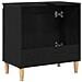Mobile Lavabo Nero Rovere 58x33x60 cm Legno Ingegnerizzato - Foto miniatura 6