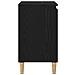 Mobile Lavabo Nero Rovere 58x33x60 cm Legno Ingegnerizzato - Foto miniatura 8