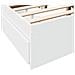 Giroletto con Cassetti Bianco 135x190 cm in Legno Multistrato - Foto miniatura 8