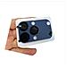 Protezione Obiettivo In Vetro Temperato Opaco Compatibile Con Iphone 14 Pro Max/15 Pro Max/16 Pro Max - Blu Profondo - Foto miniatura 1