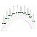 Arco di Candele di Natale con 10 Candele LED Bianco - Foto miniatura 8