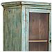 Vetrina In Legno Turchese Fatta A Mano 85x40x180h Cm - Foto miniatura 7