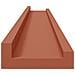 Scaffale da parete 4 pcs Rosso 80 x 9 x 3 cm Legno multistrato - Foto miniatura 8