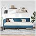 Struttura Letto Angolare con Materasso 2 pcs Blu Velluto - Foto miniatura 3