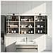 Set di Armadi da Bagno con lo scaffale 3 pcs 100 x 10,5 x 50 cm - Foto miniatura 2