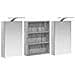 Set di Armadi da Bagno con lo scaffale 3 pcs 100 x 10,5 x 50 cm - Foto miniatura 5