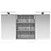 Set di Armadi da Bagno con lo scaffale 3 pcs 100 x 10,5 x 50 cm - Foto miniatura 6