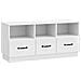 Mobile TV Bianco Lucido 102 x 34,5 x 47 cm Legno ingegnerizzato - Foto miniatura 1