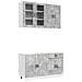 Unità Cucina PORTO 4 pcs Grigio Cemento Legno ingegnerizzato - Foto miniatura 1