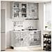 Unità Cucina PORTO 4 pcs Grigio Cemento Legno ingegnerizzato - Foto miniatura 2