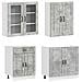 Unità Cucina PORTO 4 pcs Grigio Cemento Legno ingegnerizzato - Foto miniatura 3