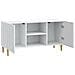 Mobile TV Bianco 102 x 34,5 x 50 cm Legno ingegnerizzato - Foto miniatura 5