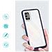Custodia 3in1 Trasparente Per Samsung Galaxy A03s (166), Con Cornice Gel, Blu - Foto miniatura 4