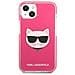 Custodia Karl Lagerfeld Choupette Head Per Iphone 13 - Fucsia - Foto miniatura 1