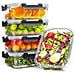 Contenitori in vetro LN-12PCS. 12 pezzi. 3 forme. 6.75 L. coperchi neri - Foto miniatura 1