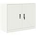 Armadio 2 pz Bianco 90 x 40 x 160 cm Acciaio Bloccabile - Foto miniatura 5