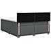 Letto box spring con materasso Grigio Scuro 140 x 190 cm - Foto miniatura 4