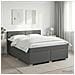 Letto box spring con materasso Grigio Scuro 140 x 190 cm - Foto miniatura 9