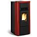 Stufa a Pellet Giusy Rivestimento in Acciaio Verniciato Potenza Termica 7 kW 200 m3 Riscaldabili  - Foto miniatura 3