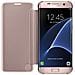 Clear view cover pink gold galaxy s7 edge - Foto miniatura 3