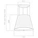 PRF0120354 Cappa Sospesa Easy Filtrante da 50 cm Colore Acciaio Inox - Foto miniatura 3