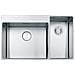 Box Center BWX 220-54-27 TL Lavello da Incasso 1 e 1/2 Vasche Dimensioni 86 x 51 cm Colore Inox - Foto miniatura 2