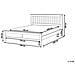 Letto A Doghe In Legno Con Rete 140 X 200 Cm Mayenne - Foto miniatura 17