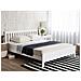 Letto A Doghe In Legno Con Rete 140 X 200 Cm Mayenne - Foto miniatura 9