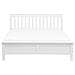 Letto A Doghe In Legno Con Rete 140 X 200 Cm Mayenne - Foto miniatura 8