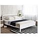 Letto A Doghe In Legno Con Rete 140 X 200 Cm Mayenne - Foto miniatura 23