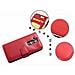 Custodia Compatibile Con Lg G2 In Rosso Cremisi - Coperchio Protettivo Con Chiusura Magnetica E 3 Slot Per Carte - Foto miniatura 2