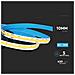 Striscia LED COB 10W /m 5m 24V 1000Lm /m 3000K IP20 10mm - Foto miniatura 2