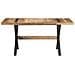 Tavolo Da Pranzo 160x80x76 Cm In Legno Massello Di Mango Grezzo - Foto miniatura 2