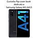 Smart Book Custodia Poket Silicone Flip Cover Case Per Samsung Galaxy A41 A415 Gold - Foto miniatura 2