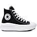 568497c Ct All Star Hi Trainer Donna Taglia 40 Colore Nero /Bianco - Foto miniatura 1