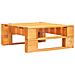 Set Divani A Pallet 4pz E Cuscini Marrone Miele Pino Impregnato - Foto miniatura 11
