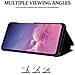Custodia Compatibile Con Samsung Galaxy S10e In Tormalina Nera - Clear View Specchio Coperchio Protettivo Con Funzione Di Supporto Protezione A 360 Gradi - Foto miniatura 4