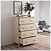 Credenza Marrone Miele 79x40x103,5 Cm In Legno Massello Di Pino - Foto miniatura 5