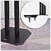 Sps1022 / 40 Supporti Per Casse Acustiche - Altoparlanti Da Terra - 40 Cm Di Altezza - Riempimento Con Sabbia - Supporto Antivibrazione - Ideale Per Impianti Hi-fi / Stereo / Home Cinema 5.1 - Foto miniatura 5